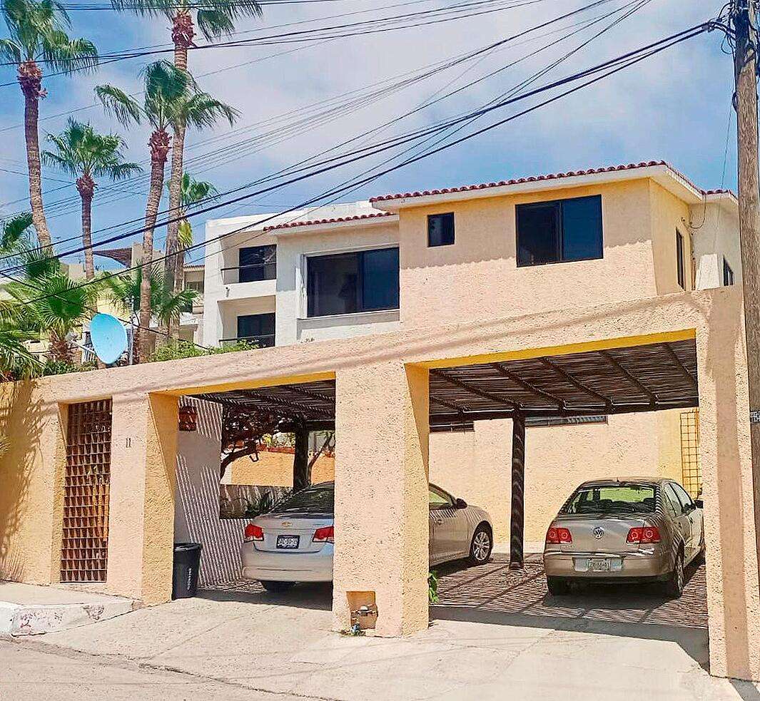 San Jose del Cabo Magisterial Discover your perfect blend of comfort, space, and convenience in this charming 4-bedroom, 3-bath family home in the residential community of Magisterial located just minutes to shopping, the transpeninsular highway and downtown San José del Cabo. Whether you are starting a family, working from home, or simply wanting room to grow, this home offers a warm and flexible layout to fit your lifestyle.Step inside to find a partially furnished bright and airy living space that flows easily from the living room to the kitchen. A rare separate dining area with bar and fridge is steps from the kitchen and perfect for casual meals or hosting friends. A guest bedroom or perhaps a home office is down the hall on this level with a access to a full bath. Upstairs the master suite offers privacy featuring an ensuite bath, while the two other upstairs guest rooms share a full bathideal for family or visiting guests. Outside, enjoy a private backyard for weekend barbecues and pets, plus a ample and covered storage area for tools, gear and laundry. Count on gated parking for two small vehicles in the front with an electric opener for added convenience.Thoughtfully updated throughout, this home includes new AC units in every room, modern lighting and bathroom fixtures, refreshed cabinetry, updated electrical wiring, and moreso you can move right in and start living.Perfect for a growing family or professionals who value space, comfort, and proximity to everything San José del Cabo has to offer. NO HOA payments making this a solid investment with low monthly carrying costs. for sale