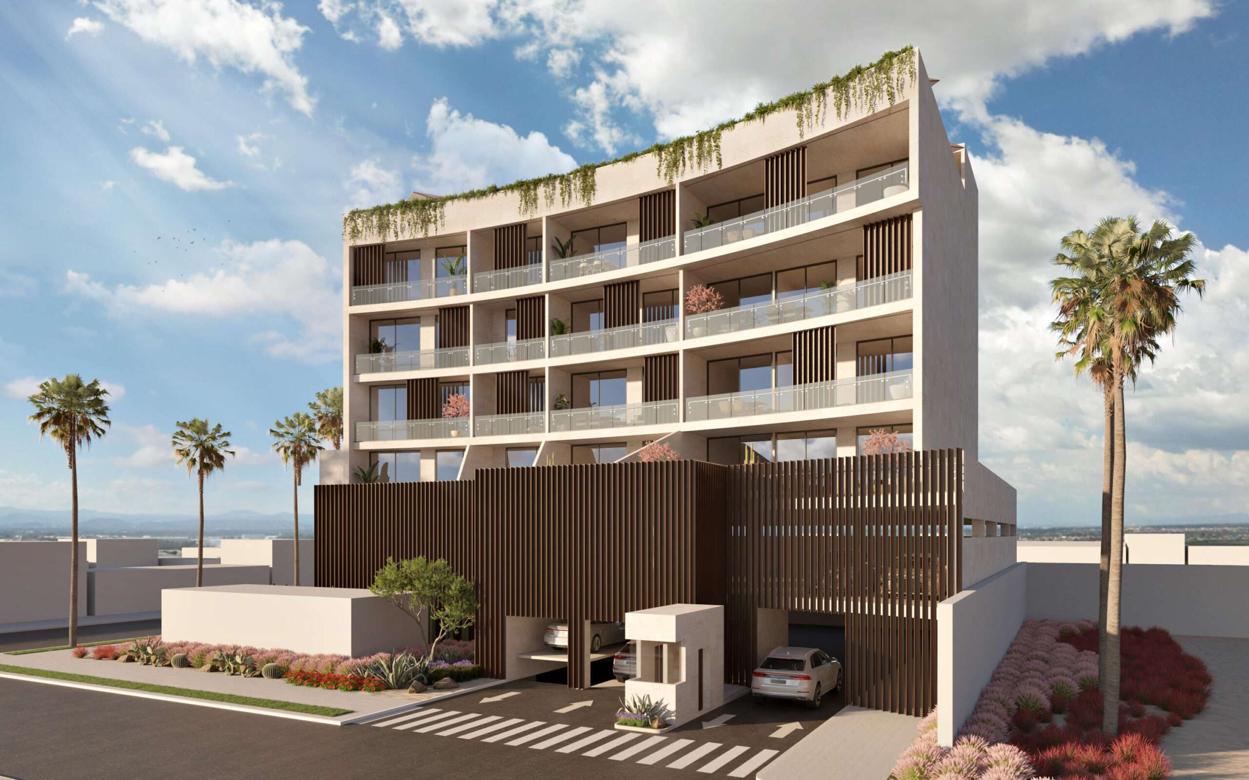 San Jose del Cabo Alegranza This penthouse unit with its beautiful rooftop lounging area has spectacular ocean and estuary for sale