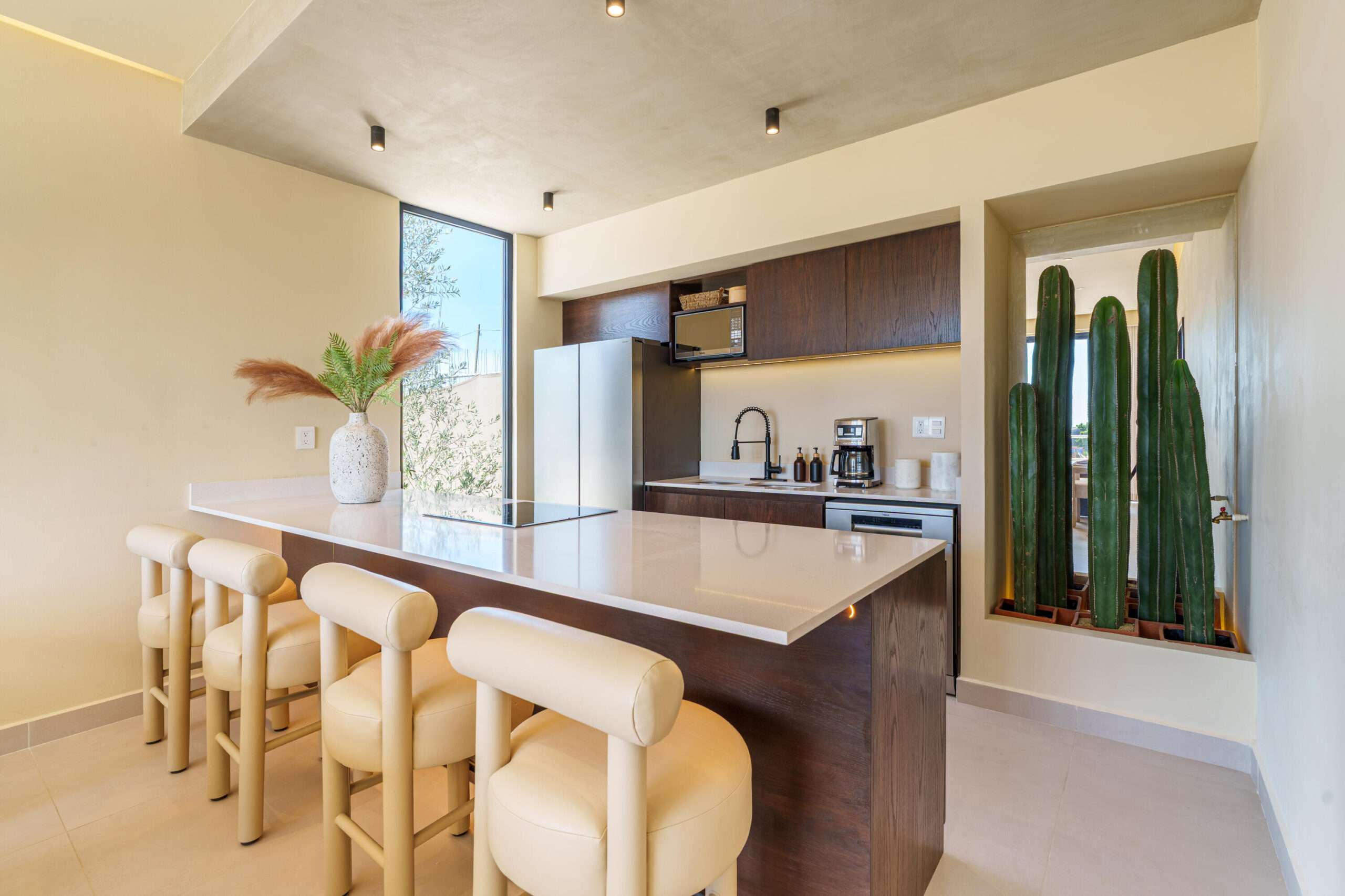 San Jose del Cabo Residencial Coronado Location, Location, Location! Coronado Residence, ideally situated in San José del Cabo. This prime location offers unparalleled access to downtown San José del Cabo and the vibrant Art District, providing an exceptional environment for both living and working.Coronado Residence features a limited collection of 11 condominiums and 2 commercial spaces, ensuring a luxurious experience at a competitive price point. This a Penthouse 3-bedroom, layouts with corresponding 3 bathrooms, roof garden, open-concept kitchens equipped with high-quality appliances, and air conditioning for optimal comfort. Residents will also benefit from luxury amenities including a gated lobby with secure access, and a rooftop garden featuring an exclusive social area, jacuzzi, gym, and grill for alfresco enjoymen for sale
