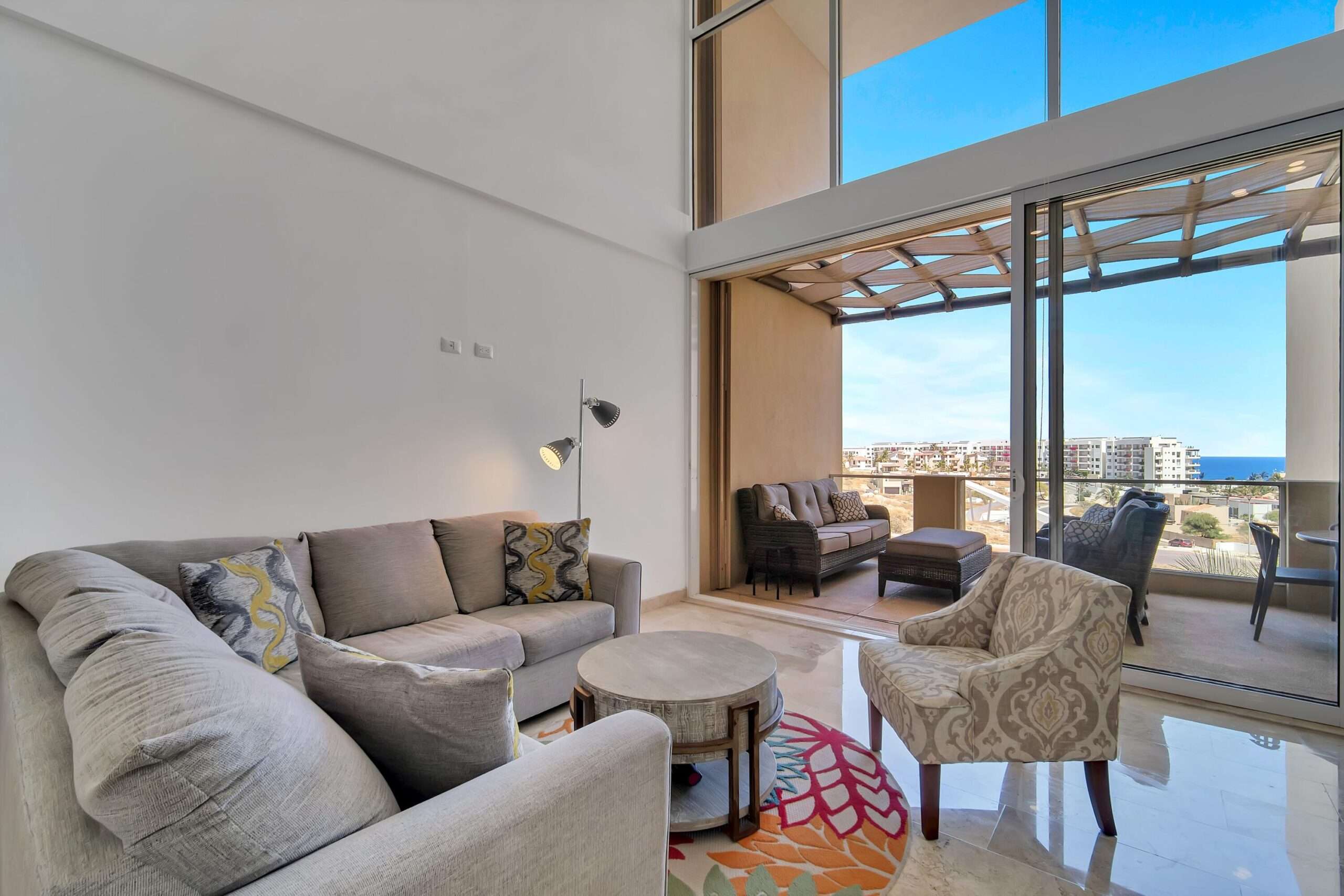San Jose del Cabo Sun And Sea This exceptional two-story penthouse features three bedrooms and three bathrooms, offering sweeping ocean and mountain – 701 Paseo de las Misiones, San Jose del Cabo, BS