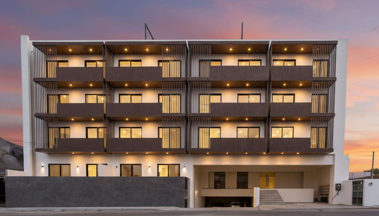 San Jose del Cabo Centro-Sjd Discover Providence, in the heart of San José del Cabo. Unit A-303, a beautifully designed 2-bedroom, 2-bath condominium offering 93.30 SqMt interior space. This brand-new residence features a fully equipped kitchen with appliances included, sleek finishes, and A/C (mini-splits).Exclusive amenities of Providence: spacious rooftop terrace with panoramic for sale