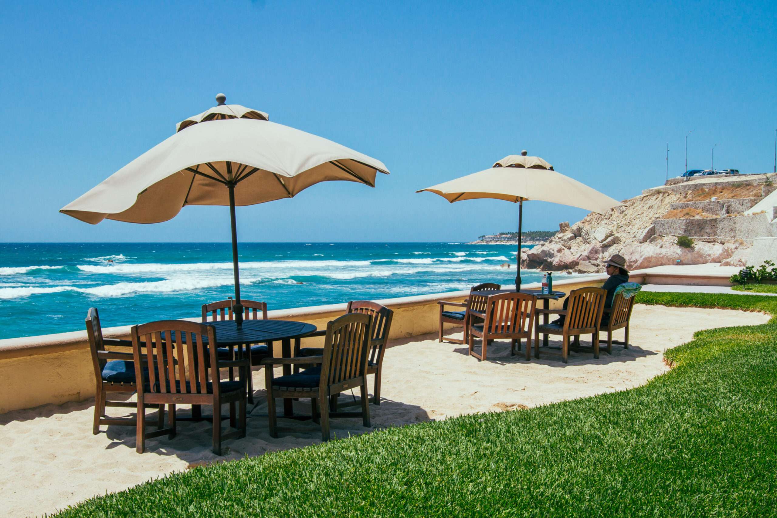 San Jose del Cabo Las Olas LOCATION, LOCATION, LOCATION! WELCOME TO LAS OLAS BEACHFRONT PROPERTY! Just steps to the sand on the 3 most popular surf breaks in Los Cabos. This 3 bedroom quiet 2nd floor end unit is fully furnished and turn-key! Perfect for surfers or beachfront loungers. Las Olas is a gated and guarded community with lush surroundings and on-site amenities including pool, 3 Jacuzzis, gym, tennis/pickleball court, beach lounge area and private beach access. This condo includes 1 surfboard locker and a designated covered parking space . Great rental income producer! for sale