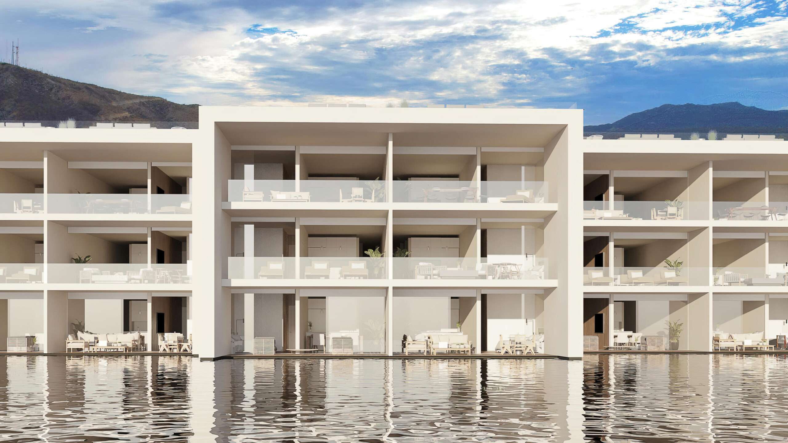 San Jose del Cabo Sun And Sea This exceptional two-story penthouse features three bedrooms and three bathrooms, offering sweeping ocean and mountain – Paseo Del Monte Club Campestre, San Jose del Cabo, BS