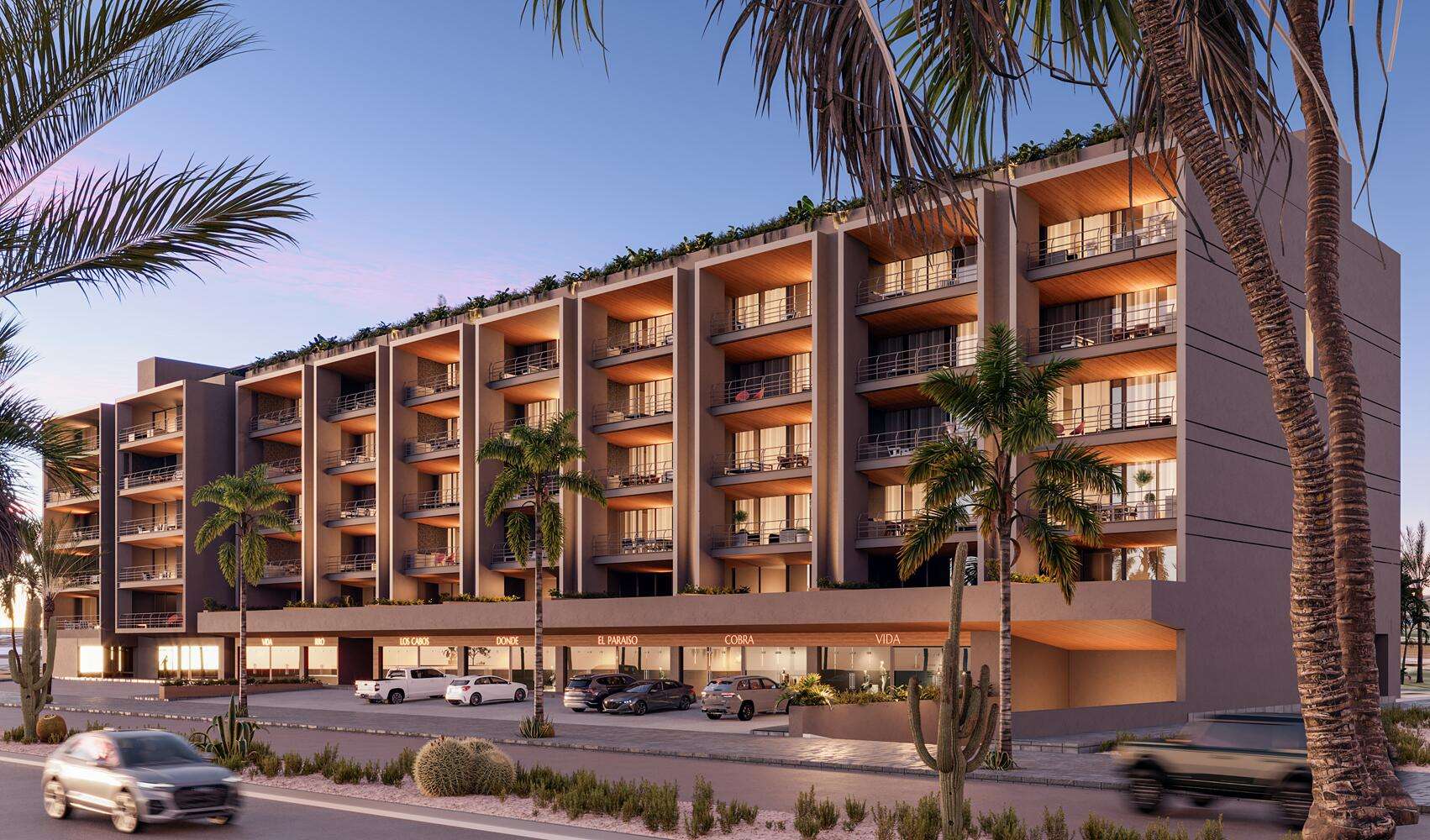 San Jose del Cabo Sun And Sea This exceptional two-story penthouse features three bedrooms and three bathrooms, offering sweeping ocean and mountain for sale