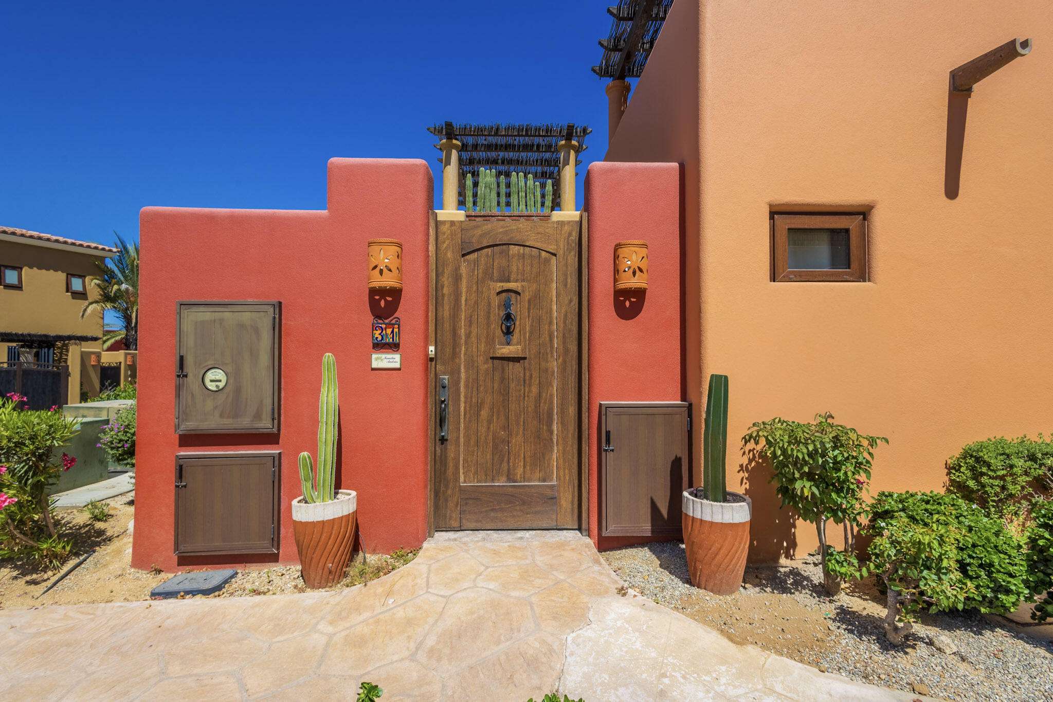 San Jose del Cabo Pueblo Campestre This beautifully upgraded three-level Pueblo-style home in prestigious Club Campestre delivers panoramic for sale