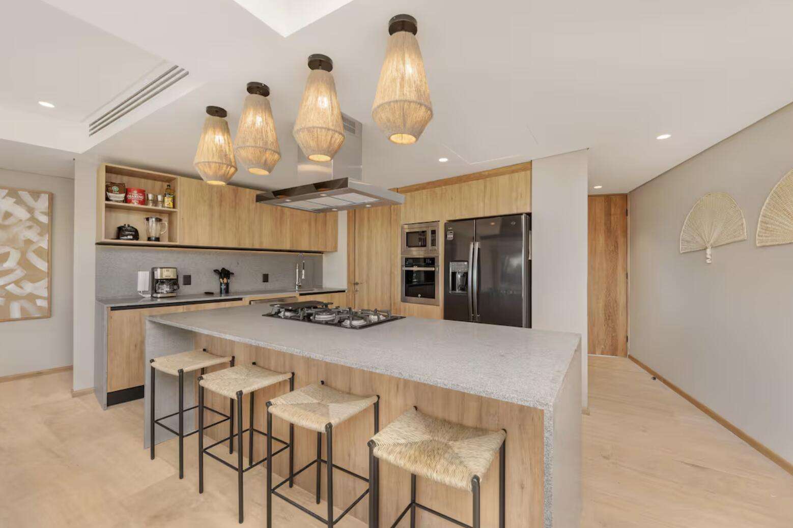 San Jose del Cabo Tortuga Bay COMFORTABLE BEACHFRONT CONDO Location is everything at San Jose´s TORTUGA BAY. The 1st phase of this exclusive enclave is comprised of 33 luxury condos in two BEACHFRONT buildings. Modern, 2nd floor, 2BD/ 2BA with a spacious 2077 sq ft floor plan that defines open spaces. Vibrant RENOVATED kitchen w/ Viking gas stove & Sub-Zero Fridge, wine cooler, white cabinetry. Pocket doors open indoors out to the covered patio with amazing ocean for sale