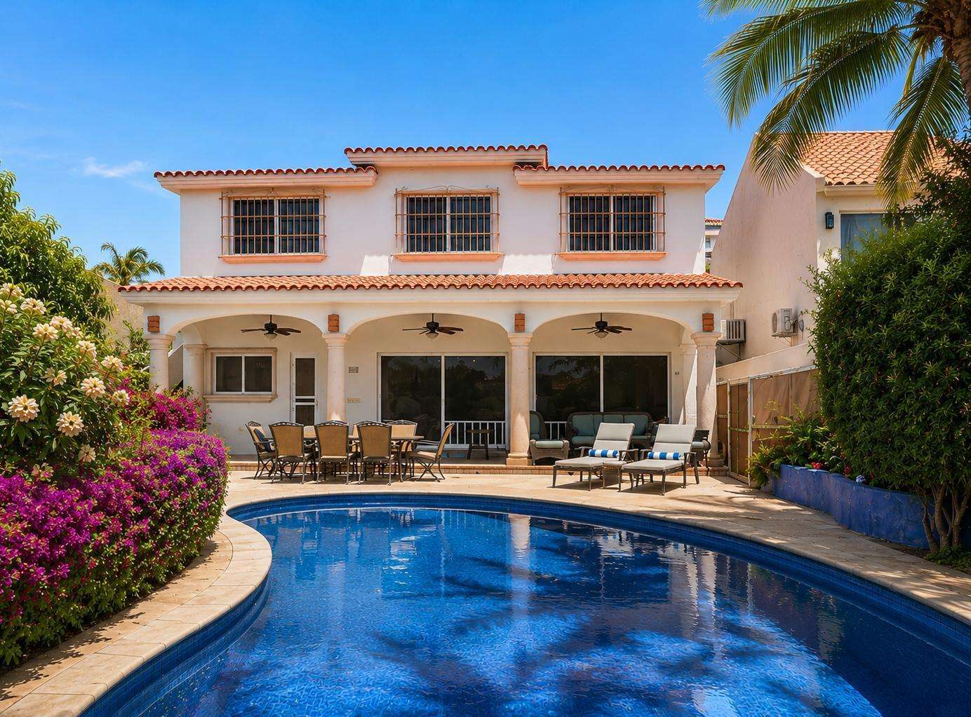 San Jose del Cabo Finisterra Authentic Mexican Home with Golf Course for sale