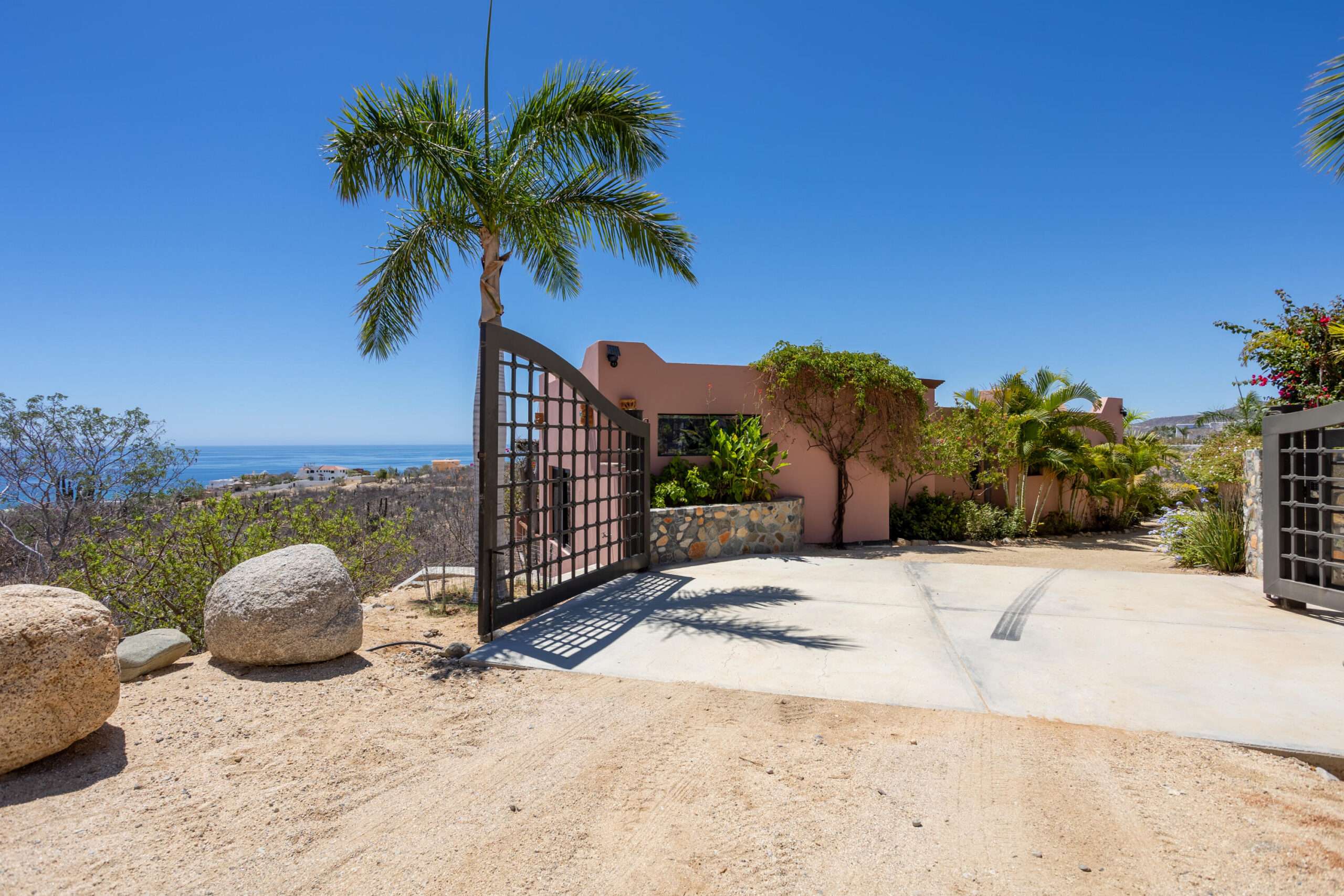 San Jose del Cabo Ladera Phase 1 Nestled between Palmilla and El Dorado, with Querencia just behind, Villa 14 sits among Los Cabos' most exclusive communities. Thoughtfully designed for its premier corner lot, it offers over 1,500 sq. ft. of private outdoor living with a pool, BBQ station, shaded dining, and gated entrance. Inside, find a luxurious primary suite, two guest bedrooms with en suite baths, and a cozy TV lounge. A Smart Home system, elevator, staff quarters, and premium finishes enhance modern comfort. Steps from Hospital H+, El Merkado, and top schools, Villa 14 blends resort-style living with unmatched convenience in the heart of Ladera—where luxury, location, and lifestyle meet. for sale