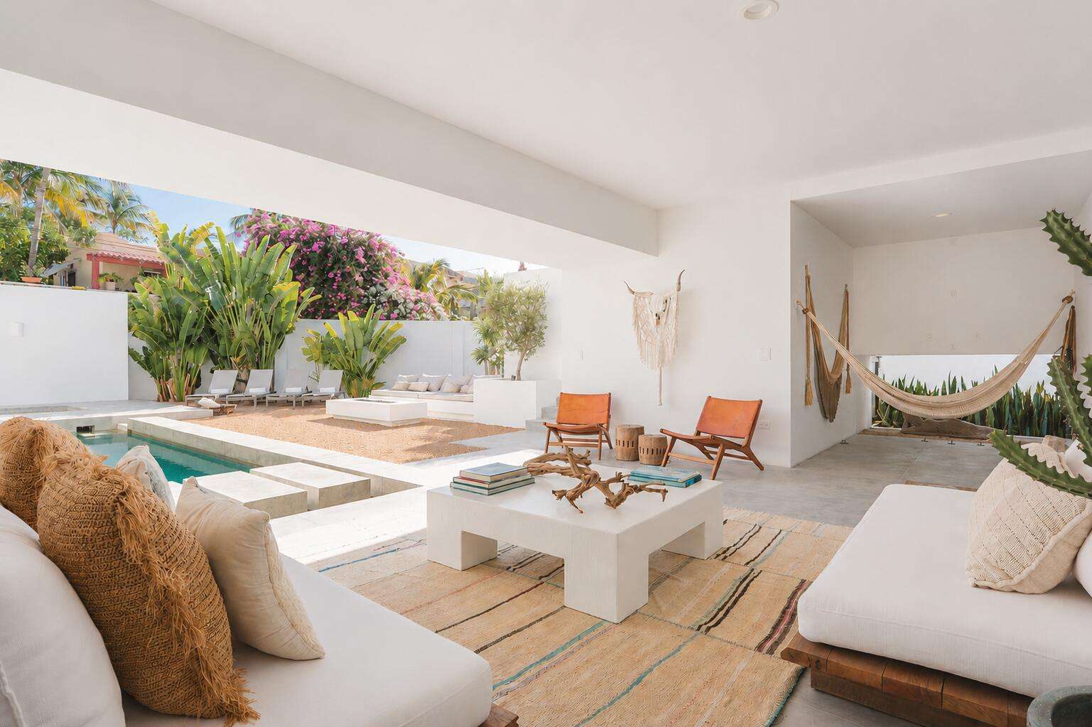 San Jose del Cabo Costa Azul One of Baja's Most Distinctive Architectural Residences.Casa Margaux is not a typical home; it is a fully realized architectural hospitality concept.Designed with the sensibility of a boutique retreat, the villa seamlessly blends indoor-outdoor living, globally curated interiors, and one-of-a-kind design elements that create a truly immersive experience.More than a residence, Casa Margaux has positioned itself as a design-driven destination, appealing to a sophisticated, international audience seeking privacy, aesthetics, and meaningful experiences. Casa Margaux represents a compelling luxury real estate investment positioned at the intersection of design, lifestyle quality, and income potential. Located in the highly desirable Costa Azul corridor of San José del Cabo, the property combines architectural distinction, turnkey condition, and demonstrated rental performance with a disciplined, lifestyle-first operating approach. Airbnb's most Wish-Listed House in Baja California Sur.Supported by consistent seasonal demand, premium nightly rates, and a unique positioning within a low-inventory, beach-adjacent market, the villa delivers meaningful income generation without requiring full-time rental intensity. Its design-forward identity, walkable location, and flexibility for curated experiences further enhance its appeal across multiple demand segments.This balanced profile provides investors with a resilient and differentiated asset, offering attractive cash-flow characteristics, long-term value preservation, and the flexibility to enjoy personal use without compromising financial performance. Beyond traditional rentals, Casa Margaux also presents opportunities to expand revenue through wellness retreats, private events, and creative productions, reinforcing its multi-dimensional income potential.As both a refined lifestyle residence and a proven income-producing asset, Casa Margaux stands as a rare opportunity within the Costa Azul market, where limited inventory and strong demand continue to support long-term appreciation.This dual positioning is what makes Casa Margaux not only a residence, but a strategic lifestyle investment. for sale