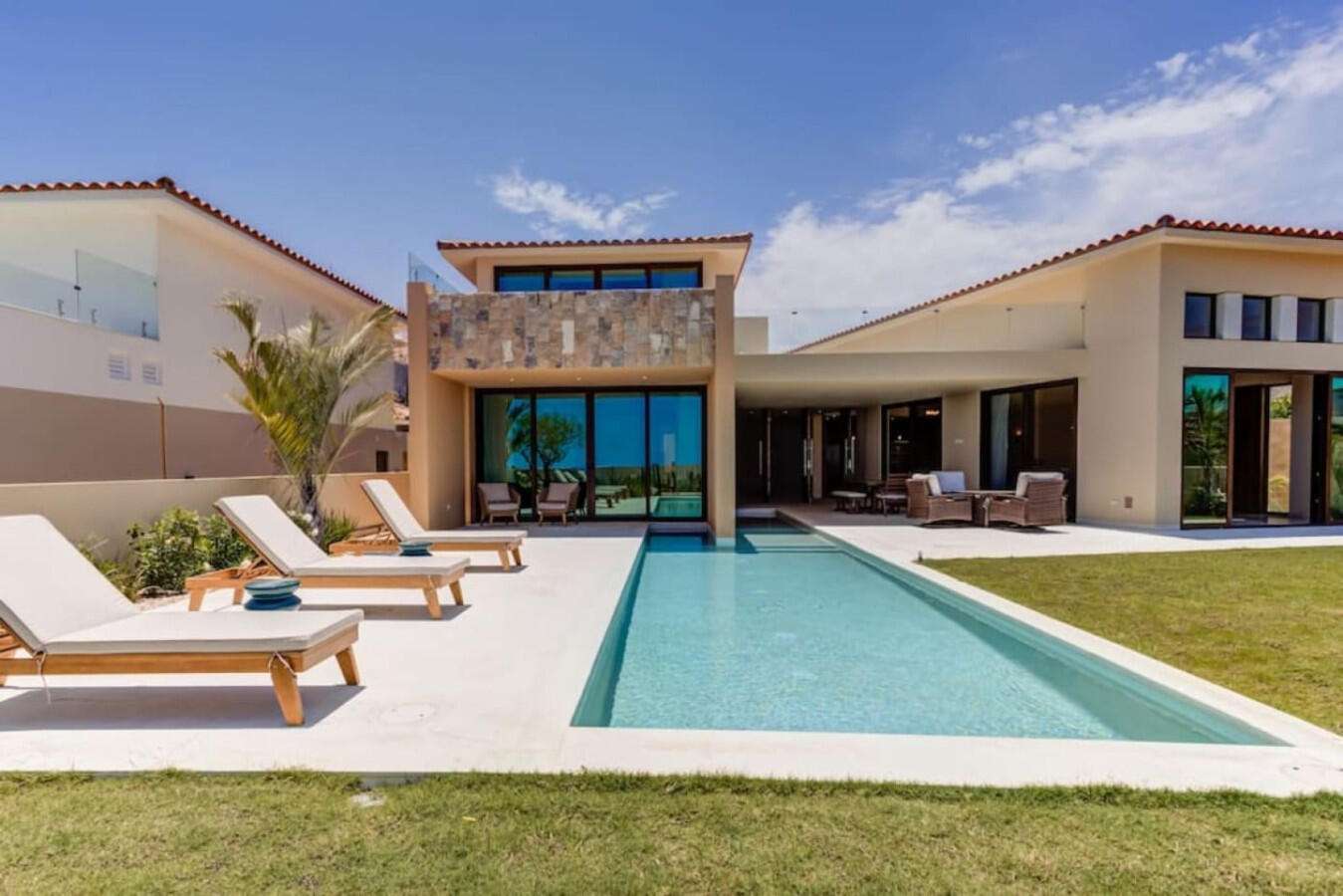 San Jose del Cabo Vista Lagos Stunning fully furnished 3BR villa + service room (considered as the 4th bedroom) in exclusive Club Campestre. Enjoy a heated pool, jacuzzi, and stylish outdoor areas. The primary suite features a private terrace, jacuzzi, spa space, and walk-in closet. Two guest bedrooms with ensuite baths and a versatile service room add comfort. Open-concept kitchen, dining for 8, fire pit, and grill make it ideal for entertaining. Lot size: 9,972 sq ft. Just 15 min from downtown San José del Cabo, near golf, beaches, top restaurants, shopping, hospitals, and schools. Gated community with 24/7 security. Located within the prestigious gates of Club Campestre, Vista Lago 26 is more than a homeit's a refined expression of Los Cabos living. With nearly 10,000 sq ft of land, this villa offers generous space, architectural elegance, and a seamless indoor-outdoor flow designed for both quiet moments and memorable gatherings.This home stands out not only for its layout and finishes but for the ease of living it offers. From the heated pool and private jacuzzi to the fully equipped kitchen and fire pit lounge, every detail was conceived to elevate comfort and connection. Whether hosting family, friends, or guests, the design allows everyone to enjoy privacy and togetherness in equal measure.Beyond the walls of the home, Club Campestre itself becomes an extension of your lifestyle. The community is known for its discreet luxury, sense of calm, and exceptional amenities: an 18-hole Jack Nicklaus Signature golf course, private beach club (optional membership), and a strong sense of neighborhood securitythanks to 24/7 controlled access.But what truly sets this location apart is proximity. In just a few minutes, you can access:The golden sands of Palmilla, Costa Azul and Cabo Surf (ideal for swimming or surfing)Upper Scale supermarkets (La Comer, Chedraui Selecto)Leading hospitals and bilingual private schoolsDowntown San José del Cabo, full of culture, art, and historic charmIf you're an investor, the home's potential as a luxury short-term rental is immediate. The combination of size, amenities, location, and style make it highly attractive to discerning travelers looking for private, secure accommodations with resort-level experiences. If you're a full-time resident or digital nomad, you'll appreciate the stable infrastructure, fiber optic internet, nearby medical support, and ease of access to both San José and Cabo San Lucas via the Transpeninsular Highway (just 100 meters away).The home has also been carefully maintained, is sold fully furnished, and includes modern appliances and home systemsmaking your transition seamless from day one.In summary: Vista Lago 26 is turnkey luxury with long-term value. Whether you're looking to invest, relocate, or upgrade your lifestyle, this home delivers Cabo's promise of sun, space, and soulbeautifully. for sale